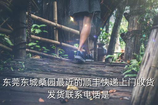 東莞東城桑園最近的順豐快遞上門收貨發貨聯系電話是