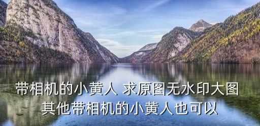 帶相機的小黃人 求原圖無水印大圖 其他帶相機的小黃人也可以