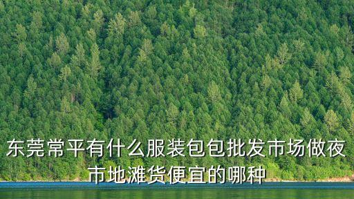 東莞常平有什么服裝包包批發(fā)市場(chǎng)做夜市地灘貨便宜的哪種