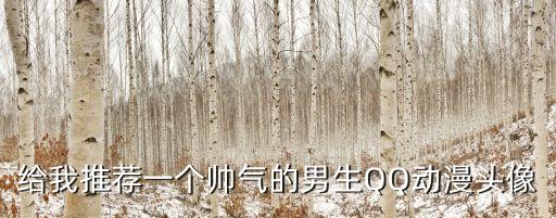 男動漫圖片，卡通帥哥頭像