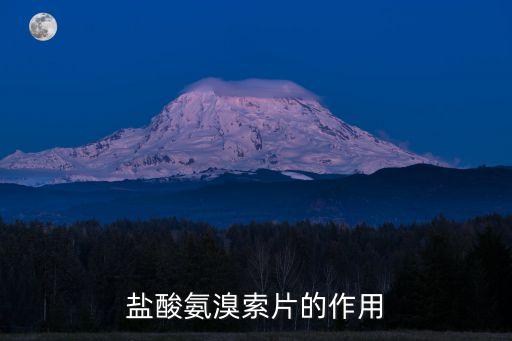 鹽酸氨溴索片的作用