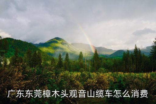 廣東東莞樟木頭觀音山纜車怎么消費