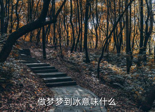 做夢夢到冰意味什么