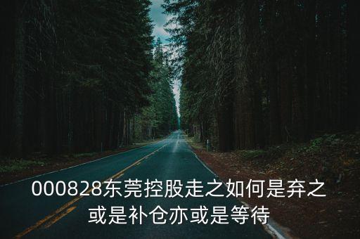 000828東莞控股走之如何是棄之或是補倉亦或是等待