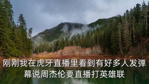 剛剛我在虎牙直播里看到有好多人發(fā)彈幕說周杰倫要直播打英雄聯(lián)