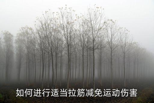如何進行適當(dāng)拉筋減免運動傷害