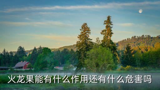 火龍果的功效與禁忌，常吃火龍果有什么好處和壞處