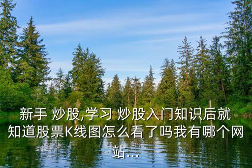 新手 炒股,學習 炒股入門知識后就知道股票K線圖怎么看了嗎我有哪個網站...
