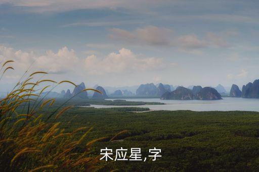  宋應星,字