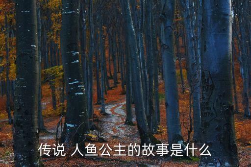 美人魚公主的故事，人魚公主的故事