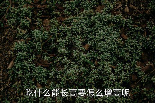 吃什么能長高要怎么增高呢