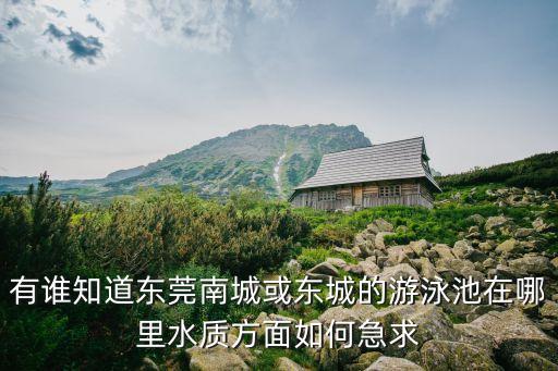 有誰(shuí)知道東莞南城或東城的游泳池在哪里水質(zhì)方面如何急求