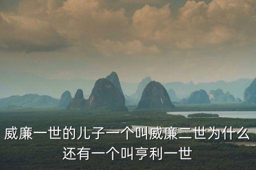 亨利一世，亨利一士簡(jiǎn)介