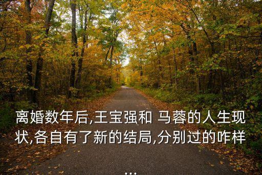 離婚數(shù)年后,王寶強和 馬蓉的人生現(xiàn)狀,各自有了新的結(jié)局,分別過的咋樣...