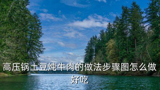 高壓鍋土豆燉牛肉的做法步驟圖怎么做好吃