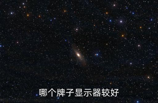 哪個(gè)牌子顯示器較好