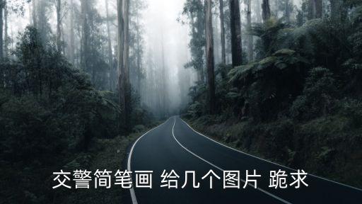 交警簡筆畫 給幾個圖片 跪求