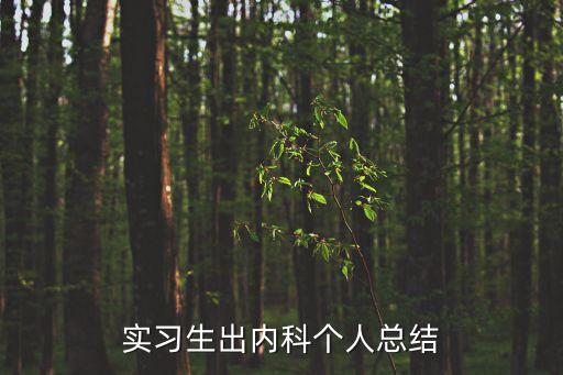 內(nèi)科實(shí)習(xí)小結(jié)，實(shí)習(xí)生出內(nèi)科個(gè)人總結(jié)