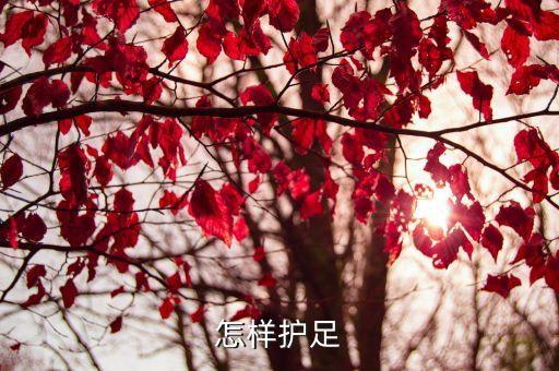 怎樣護足