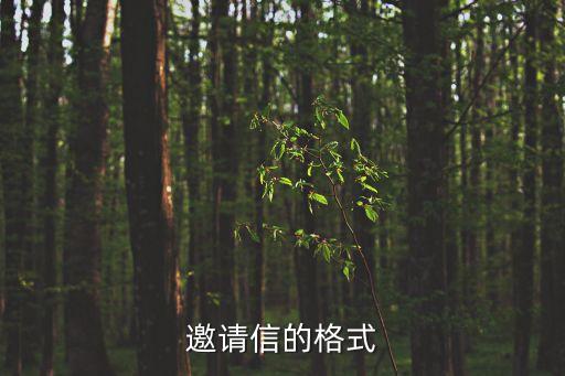 邀請信的格式，英語邀請信的格式是什么