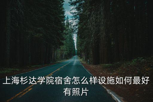 上海杉達學院宿舍怎么樣設施如何最好有照片