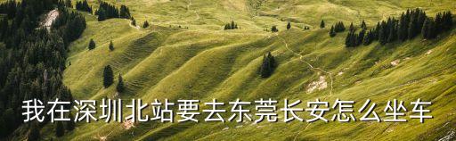 從深圳北站怎樣去東莞，從深圳北高鐵站怎么到東莞