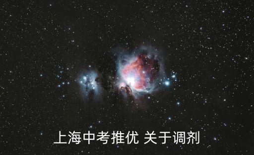 上海中考推優(yōu) 關(guān)于調(diào)劑