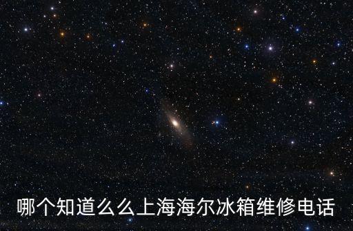 哪個知道么么上海海爾冰箱維修電話
