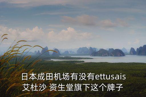ettusais，日本成田機場有沒有ettusais艾杜沙 資生堂旗下這個牌子
