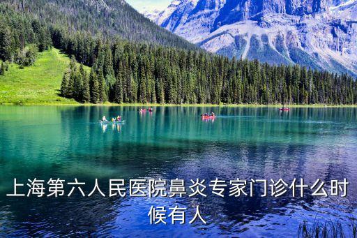 上海第六人民醫(yī)院鼻炎專家門診什么時(shí)候有人