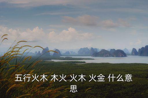 火木，火木木火木火木金這樣是五行缺什么