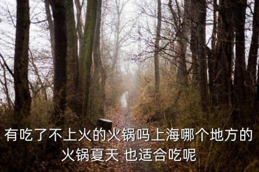 有吃了不上火的火鍋嗎上海哪個(gè)地方的火鍋夏天 也適合吃呢