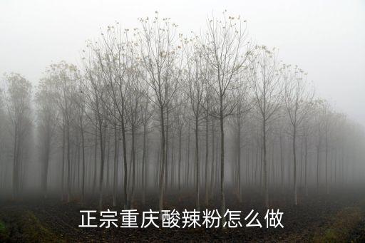 正宗重慶酸辣粉，知道怎樣做正宗重慶酸辣粉不