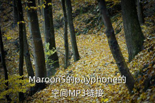 Maroon5的payphone的空間MP3鏈接