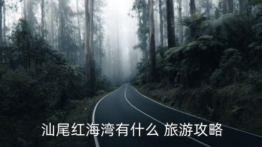  汕尾紅海灣有什么 旅游攻略