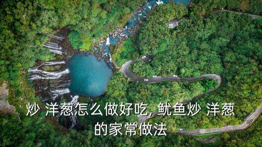 炒 洋蔥怎么做好吃, 魷魚炒 洋蔥的家常做法