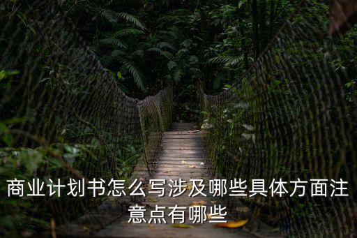 商業(yè)計(jì)劃書怎么寫涉及哪些具體方面注意點(diǎn)有哪些