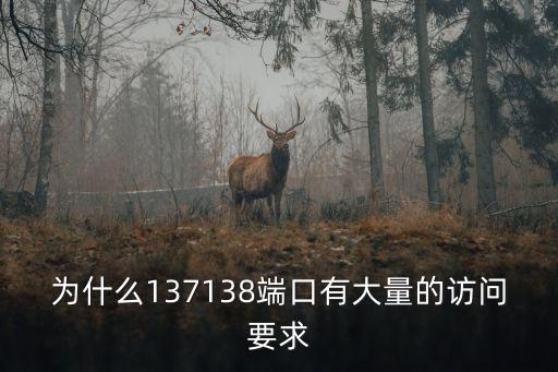 為什么137138端口有大量的訪問要求