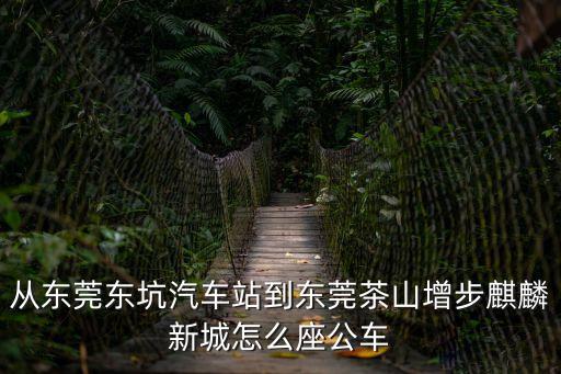 從東莞東坑汽車站到東莞茶山增步麒麟新城怎么座公車