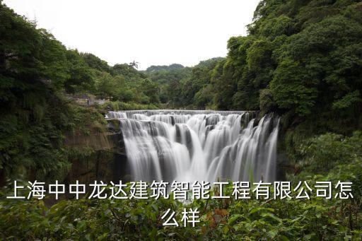 上海中中龍達建筑智能工程有限公司怎么樣