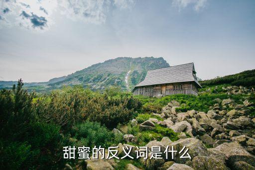 甜蜜的反義詞是什么