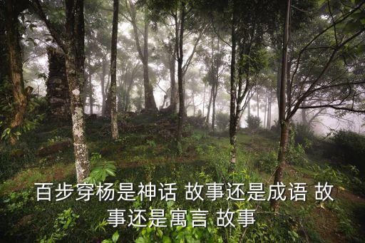 百步穿楊的故事,百步穿楊:百發百中的意思!