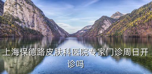 上海市皮膚病醫(yī)院專家名單保德路，上海皮膚病醫(yī)院地址