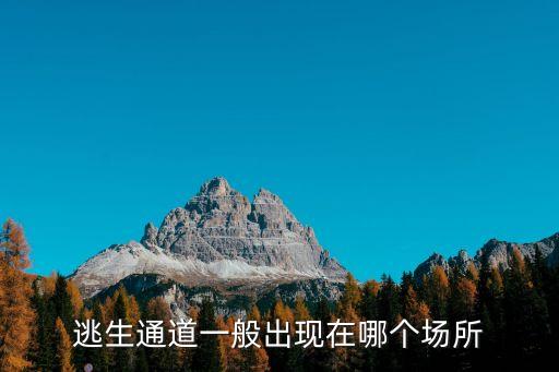 逃生通道一般出現在哪個場所