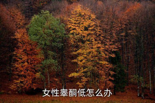 女性睪酮低，女性體檢睪丸酮偏低是什么意思