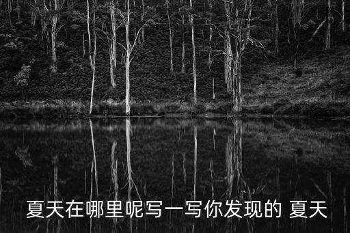 夏天在哪里,夏天的歌在哪里,在驚心動(dòng)魄的冒險(xiǎn)中