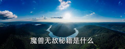 魔獸無敵秘籍是什么