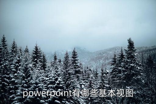 powerpoint有哪些基本視圖