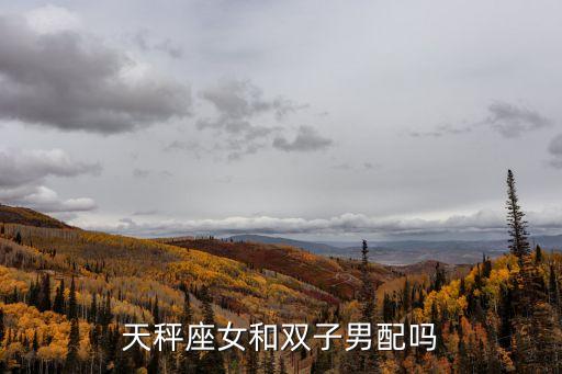 天秤女雙子男，天秤座女和雙子男配嗎