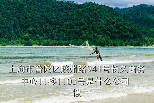 上海市普陀區膠州路941號長久商務中心11樓1103號是什么公司  搜